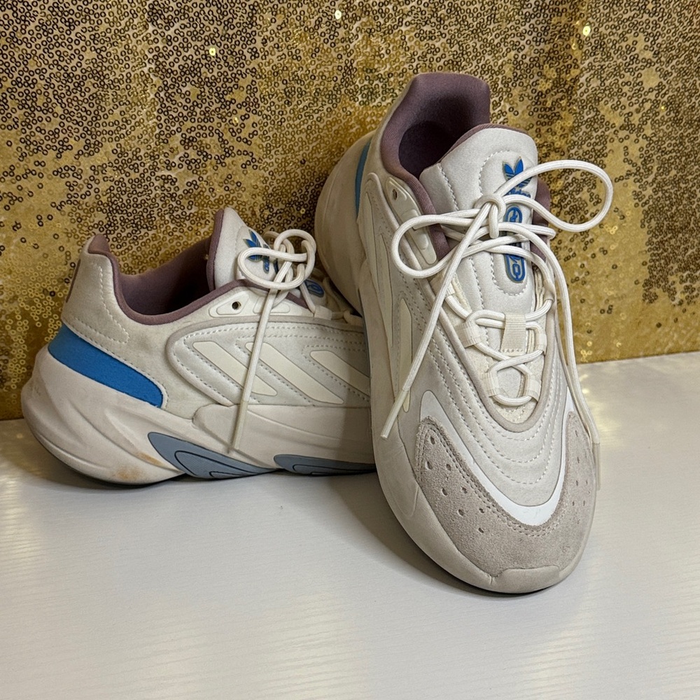 adidas Ozelia Women's Sneakers in White and Blue